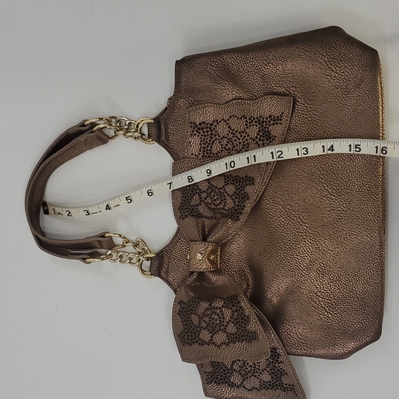 Cute purse with big bow copper color - Picture 12 of 13